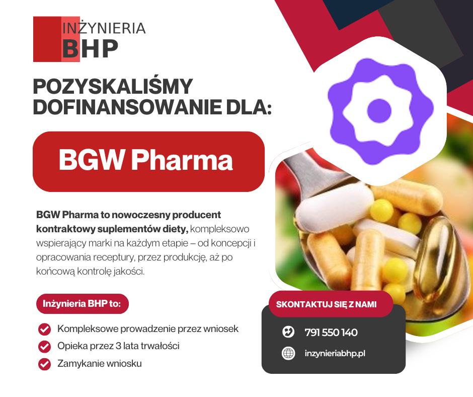 Dofinansowanie ZUS - BGW Pharma