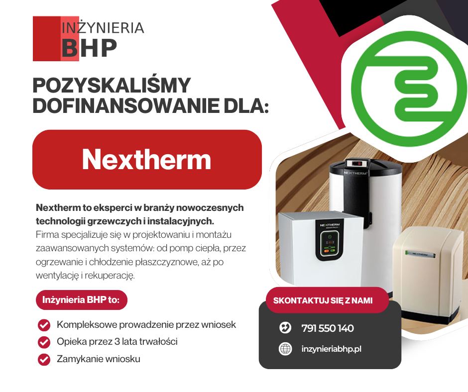 Dofinansowanie ZUS - Nextherm