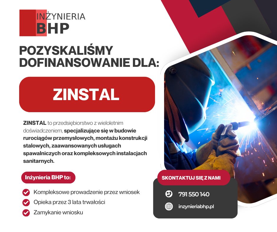 Dofinansowanie ZUS - ZINSTAL