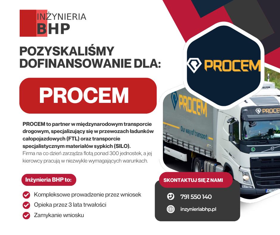 PROCEM Dofinansowanie z ZUS